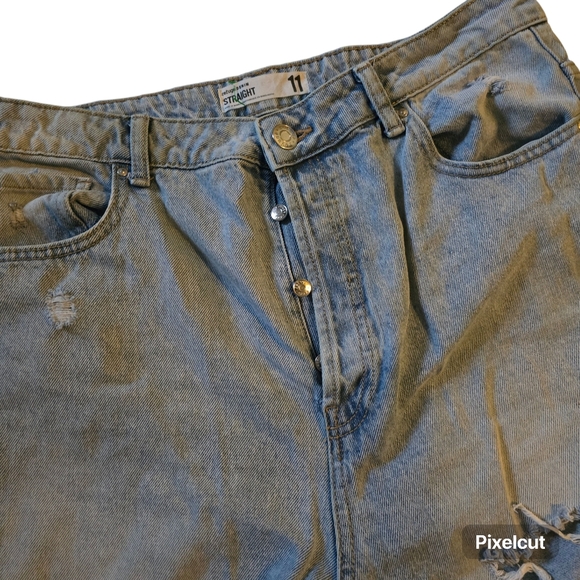 REFUGE DENIM HIGH WASTE MOM JEANS - Picture 4 of 4